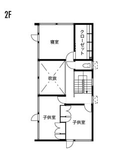 ２階間取り