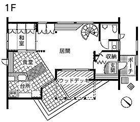 １階間取り